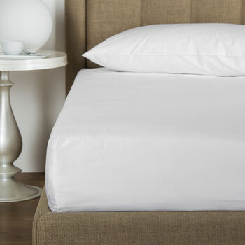 Cotton Poplin Fitted Bottom Sheet