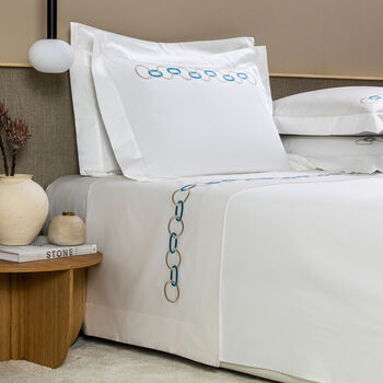 Links Embroidered Sheet Set