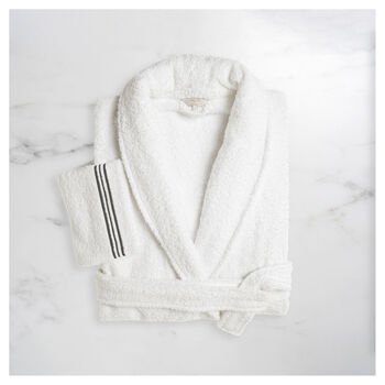 Triplo Shawl Collar Bathrobe