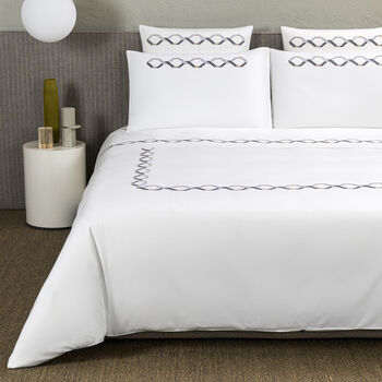 Continuity Embroidered Duvet Cover